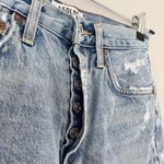 AGOLDE Parker Vintage Cut Off Distressed Button Fly Denim Shorts Swapmeet 24 Photo 2