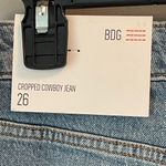 Urban Outfitters NWT BDG cropped cowboy jeans with raw hem Size 26/2 Photo 3