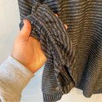 Outdoor Research Striped Women's Mikala Long Sleeve Henley Top Black Gray Large Photo 5