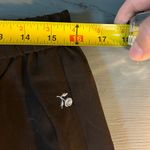 Dress Barn Black Cropped Pants with Blue Floral Pattern | 16W Photo 4