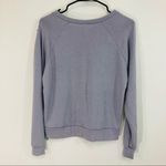 Sans Souci  embroidered lavender sweatshirt size small lightweight Photo 1