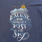 Life is Good  Long Sleeve Crusher Tee Womens Large Excuse Me While I Kiss The Sky Photo 2