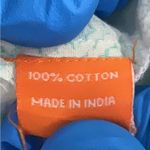 Oliphant Tasseled Diamond Printed Tunic Top Blouse in Teal Size XS Green Photo 6