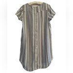 Cloth & Stone for Anthropologie Striped Linen Blend Tunic Dress – Women’s M Photo 7