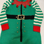 United States Sweater Holiday Elf Sweater (or size small sweater dress) Green Size L Photo 0