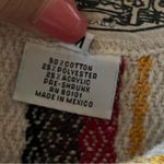 The Original Señor Lopez PALM BEACH OLAS hooded baja pullover, women’s size M Size M Photo 11