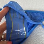 ViX Swimwear Athena Solid Bikini Bottoms in Blue, Size Large, $128 Blue Photo 3