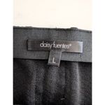 Daisy Fuentes Black Textured Stretch Pencil Skirt Size L Photo 2