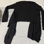 Athleta  Charcoal Ribbed Knit cardigan Photo 3