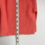 J.Jill Relaxed Knit Pullover Sweater Women's Coral Orange Long Sleeve Sz S Photo 6