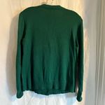 J Jill Green Cardigan Women’s Sz Small Bling Jeweled Buttons Ribbed Office Photo 1