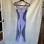 Adidas NWT  x Ivy Park Knit Catsuit Purple Glow Rodeo Size Large Athleisure Photo 2