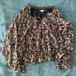 American Eagle  Floral Blouse Photo 0