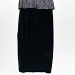 Ronni Nicole Vintage Y2K Ronnie Nicole Velvet Maxi Dress Sz 14 Rainbow Sparkle Whimsigoth NYE Photo 2