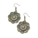 Paparazzi Western Mandalas Brass Earring (219) Photo 1