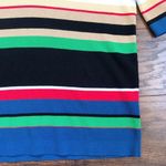 Veronica Beard • Myra Striped Pullover Sweater Multi short sleeve v neck knit Photo 7