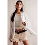 Free People  Ethereal Dainty Cottage Rhiannon Crochet Shirt Ivory Size Large Photo 4