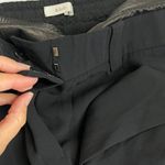 ALC Frank A.L.C Pants Women's 6 Black Double Waist Trouser Leather Elastic Waist Photo 3