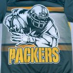 Green Bay Packers Green AOP Pullover Hoodie Sweater Photo 2