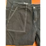 Monki  LOW WAIST BAGGY BLACK UTILITY JEANS 29 NWT Photo 4