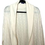Ralph Lauren Polo Women’s Cable Knit Cashmere Open Front Cardigan Cream Size S Photo 2