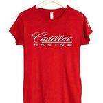 American Vintage Vintage Cadillac Racing Red T-Shirt Photo 0