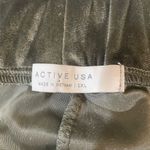 Active USA  Green Velvet Joggers Photo 6