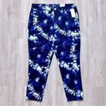 Style & Co Blue Tie Dye Skinny Jeans 14P Photo 1