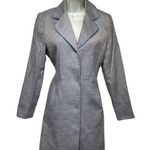 via spiga red label pink purple woven peacoat jacket size 10 Photo 0