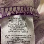 Caribbean Joe Purple Tie Dye V-Neck Top 2X Woman Stretch Knit 3/4 Sleeve Photo 5