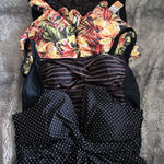 Ava & Viv Women swim bundle 4 Floral, Striped, and Polka Dot Dresses Photo 0