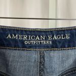 American Eagle  Size 4 Tomgirl Button Fly High Rise Distressed Skinny Jeans Cali Photo 6