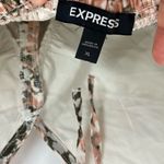 EXPRESS  Abstract print pleated button front romper size XL Photo 9