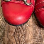 Mephisto Vintage Red‎ Horsebit Low Pumps Heeled Shoes 9 Red Photo 5