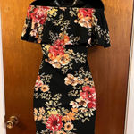Heart & Hips 🆕  Black & Floral Off the Shoulder Dress Photo 11