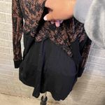 Mado Et Les Autres Patterned Long Sleeve Sweater Blouse Size 3 Black Photo 1