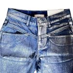 BDG Urban Outfitters Y2K Shimmer Style  High-Waisted Cowboy Jeans Sz 25 NWT Photo 1