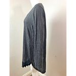 Style & Co Grey Long Sleeve Sweater Thin Large Photo 2