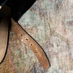 French Connection leather peep toe slingback block heels sz 39 Photo 6