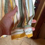 Eden & Olivia  Maternity Button Down 3/4 Sleeve Blouse Multicolored Size Large Photo 5