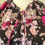 Lane Bryant  Pink and Black Ruffled Tiered Sundress 14 Photo 2