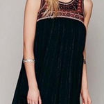 Free People  Aztec Bib Dress in black. Excellent condition. Size 8 Photo 0