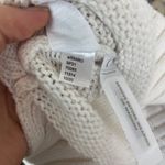 Loft Womens XS White Relaxed V Neck Cardigan Oversized Boxy Sweater Basic Staple Photo 5