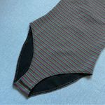 Topshop -`♡´- Free! NWT  Metallic Rainbow Stripe Bodysuit Photo 2