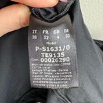 barney's new york  Made In Italy Black 100% Cotton Sleeveless Blouse Size 36 Small Photo 4