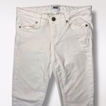 Paige  Skyline Ankle Skinny Jeans White Stretch Denim Size 27 Photo 1