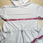 Kinona Sports White Hoodie Drawstring Pullover Athletic Italian Fabric XS Photo 12