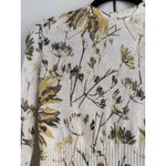 Nic+Zoe Botanical Print Button Front Cardigan Sweater Women's XS Quiet Luxury Photo 2