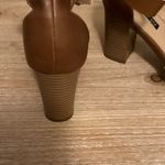 Parker & Sky Elegant Tan Block Heel Sandals ankle Photo 3