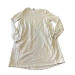 Athleta Coaster Luxe Sweatshirt Dress Heather Style 659310 size Large Oatmeal Photo 5